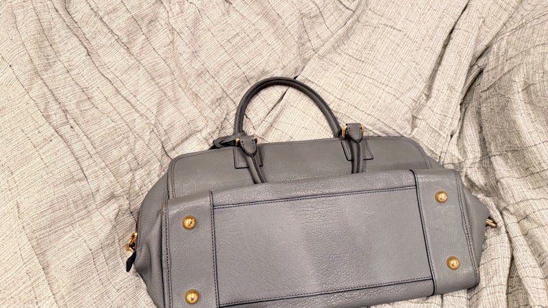 Loewe Grey Leather Boston Bag, photo 2